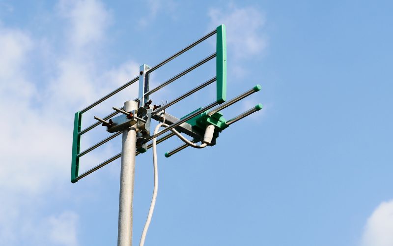 Can a TV antenna be used for ham radio?